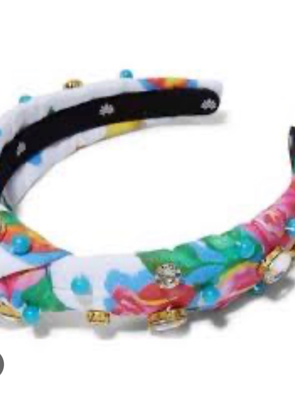 Lele Sadoughi Multicolor Floral Beaded Headband